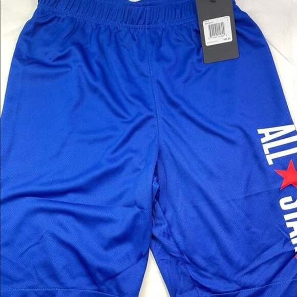 Converse All Star Mesh Boys  Large  12-13 Years Shorts blue - Picture 3 of 9